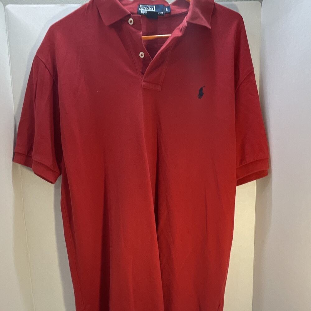 Men’s Red Polo, Ralph Lauren Short Sleeve Polo Short Sleeve Button Up